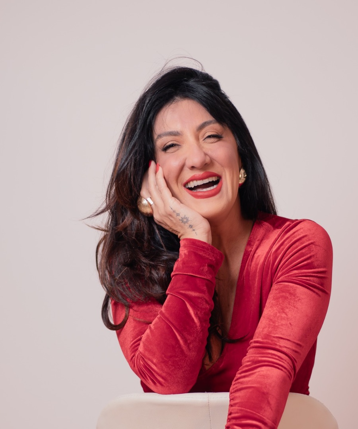 Luiziana Malheiros rindo